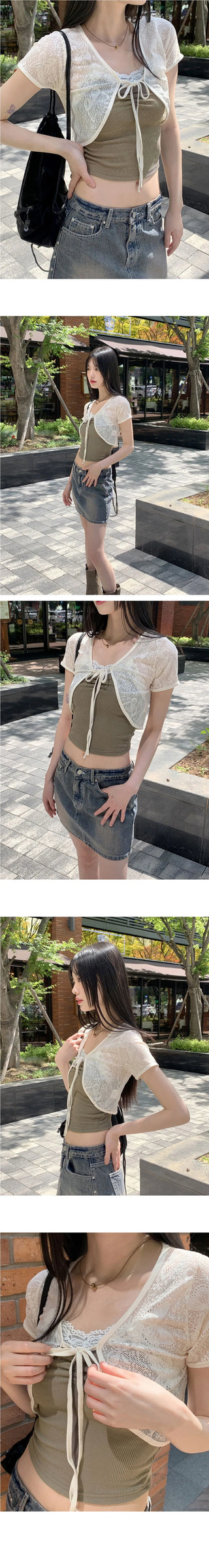 Death Race Shirring Ribbed Crop Sleeveless Sleeveless
