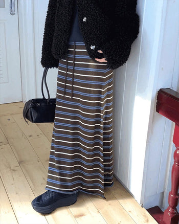 Haring Sprite Wide Long Skirt