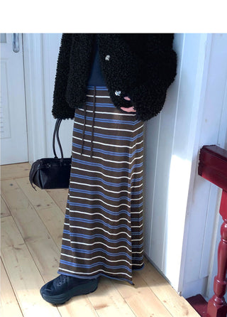 Haring Sprite Wide Long Skirt
