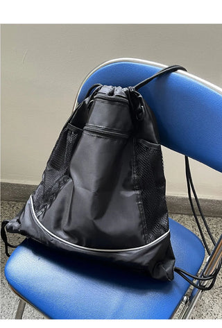 Benchline Scotch Nylon Mesh Black Backpack