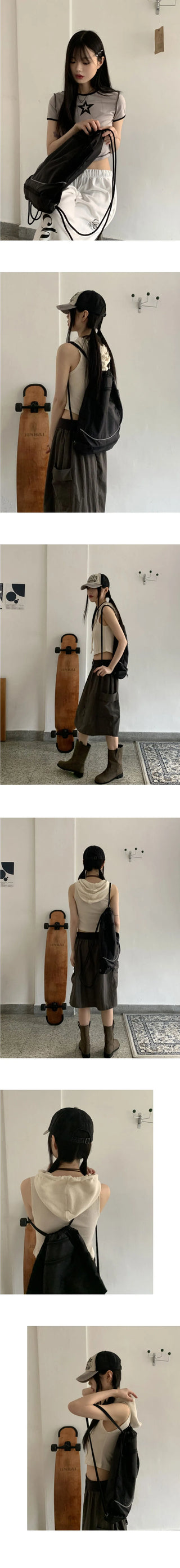 Benchline Scotch Nylon Mesh Black Backpack