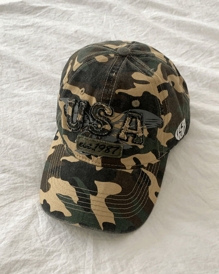 Army Military Hip USA Embroidery Ball Cap Hat