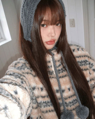 Drin Nordic Poggle Overfit Fleece Zip-up