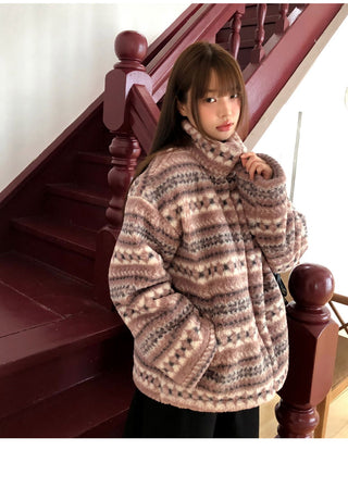 Drin Nordic Poggle Overfit Fleece Zip-up