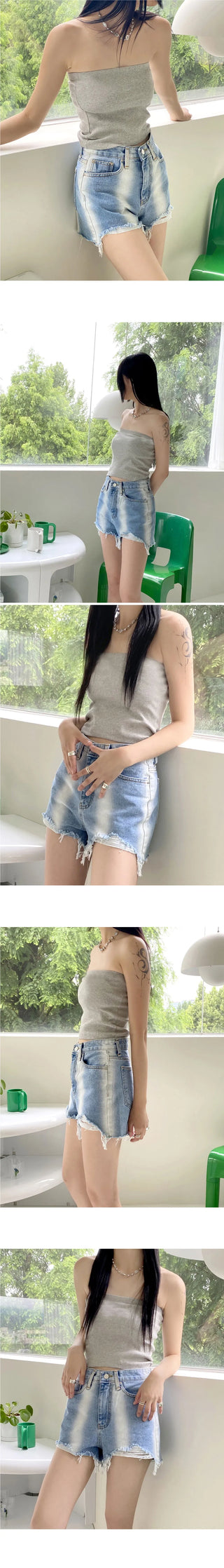 Nauti color basic cropped tank tube top