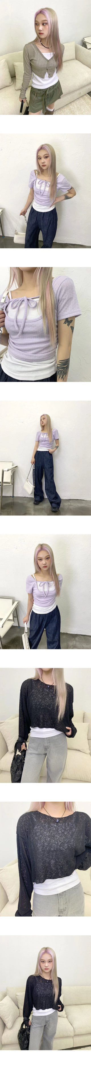 Ribbed Basic Ribbed Halter Sleeveless