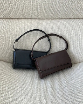 Culton Bag Pocket Leather Square Shoulder Bag