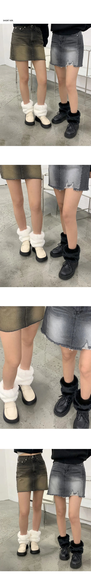 Super Mink Fur Leg Warmer