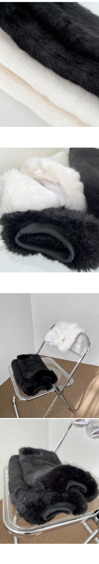 Super Mink Fur Leg Warmer