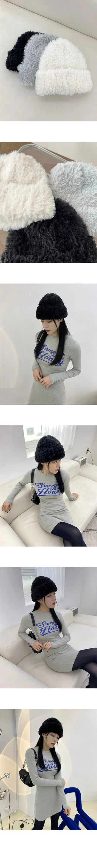 Julia Mink Soft Fur Beanie