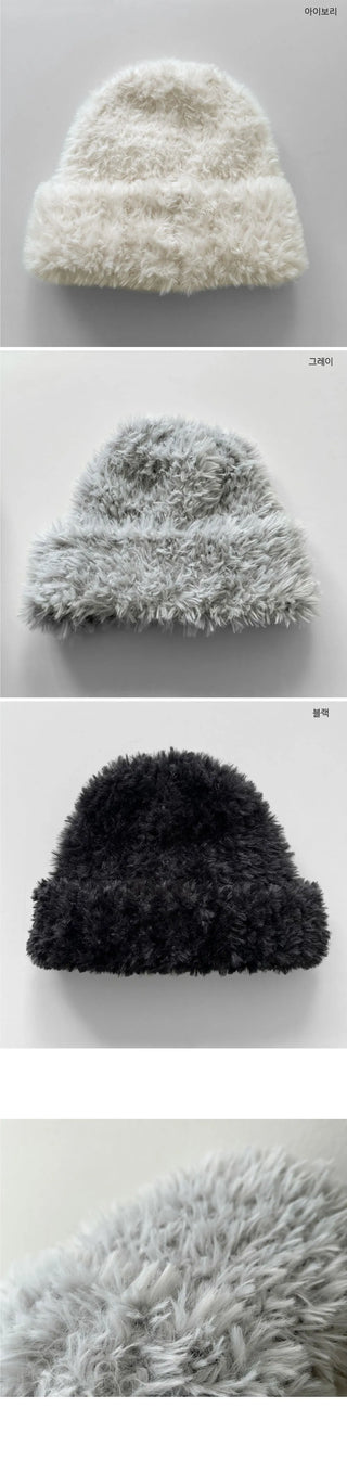 Julia Mink Soft Fur Beanie