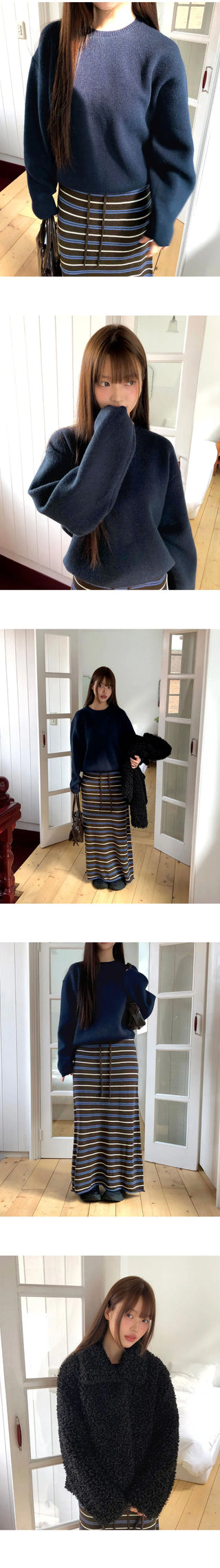 Duty Round Long Sleeve Knitwear