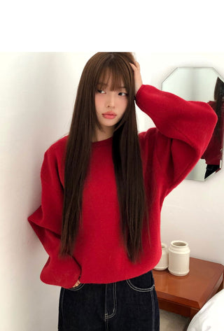Duty Round Long Sleeve Knitwear