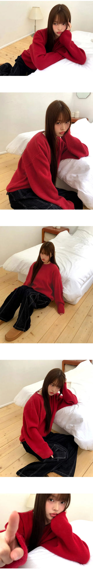 Duty Round Long Sleeve Knitwear