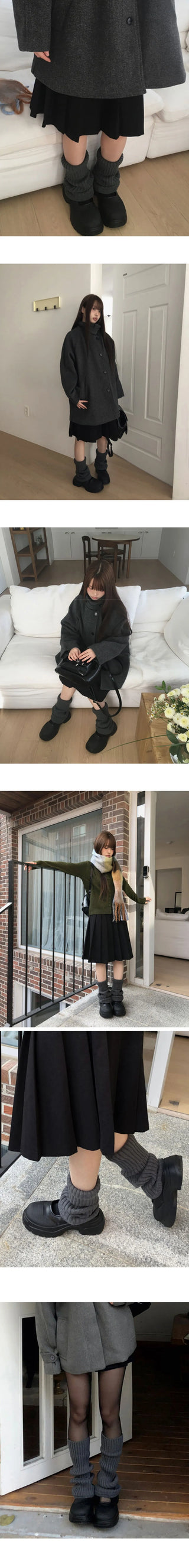 Woof-An Folding Wool Leg Warmers