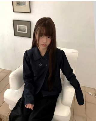 Durie Collar Pocket Two-Button Double Jacket