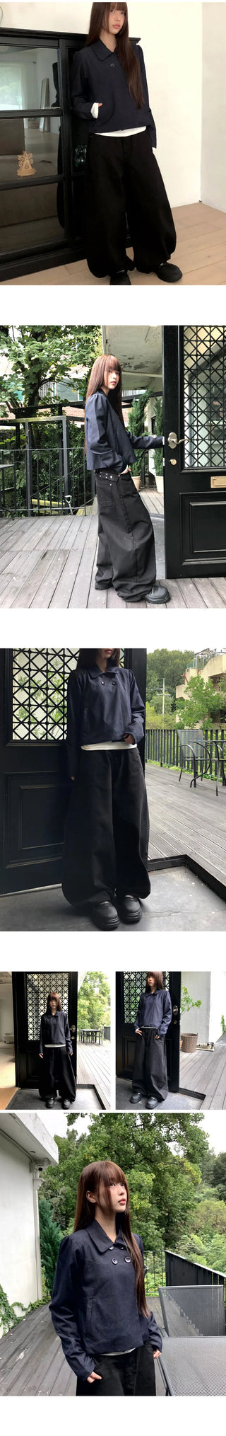 Durie Collar Pocket Two-Button Double Jacket