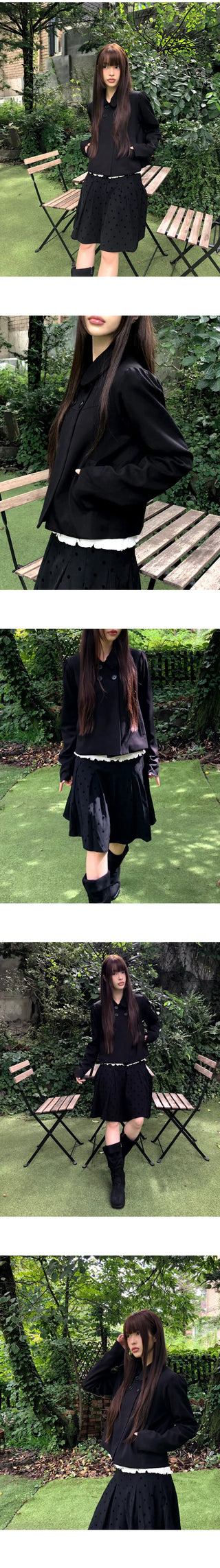 Durie Collar Pocket Two-Button Double Jacket