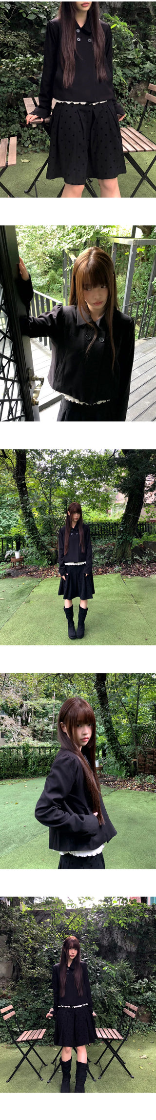 Durie Collar Pocket Two-Button Double Jacket