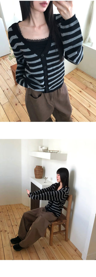 Le Jie Pocket Balloon Fit Cotton Long Pants