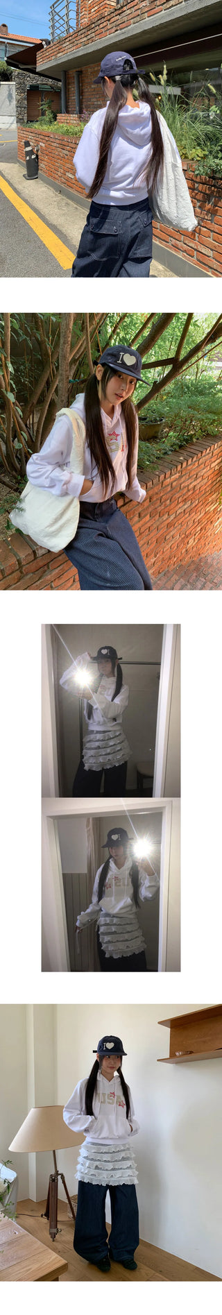 Sufi USA Star Patch Long Sleeve Hooded Sweatshirt