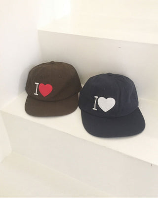 Mima I Love Embroidered Camp Cap