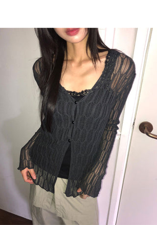 Silan Lace Slim Fit Sleeveless