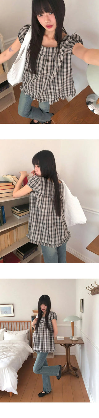 Cose Spandex Flared Denim Long Pants