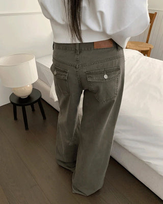 Kakl Wide Long Cotton Pants