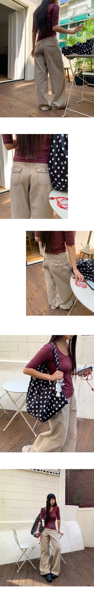 Kakl Wide Long Cotton Pants
