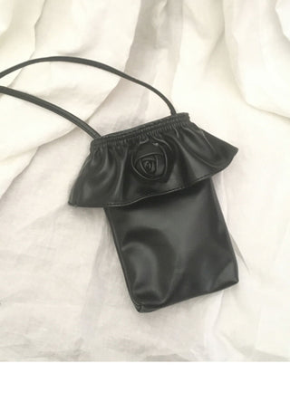 Gyuling Rose Leather Faux Leather Crossbody Bag