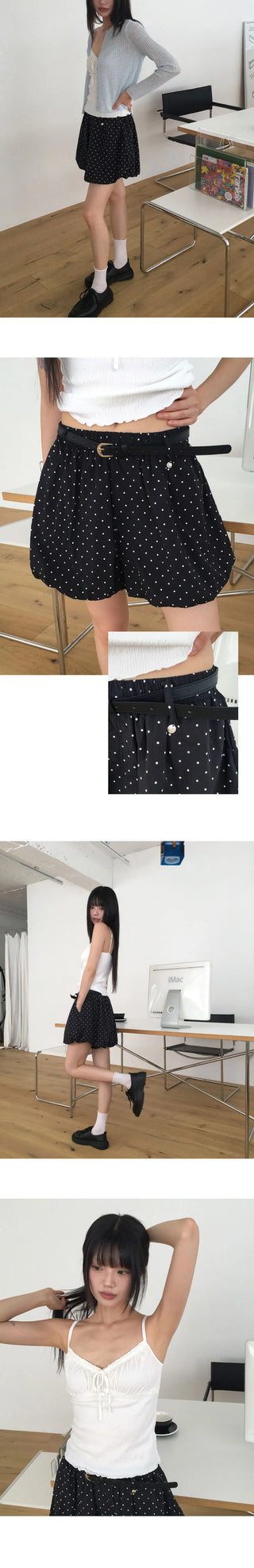 Toya Dot Pumpkin Balloon Shorts
