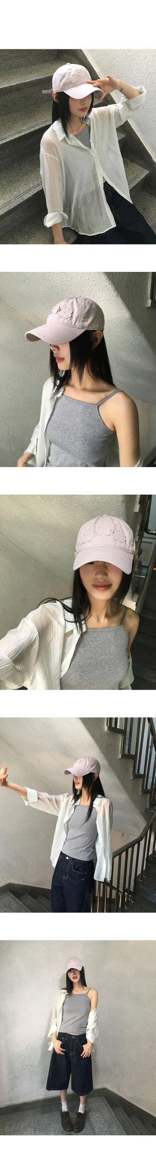 Miku Flower Patch Ball Cap Hat