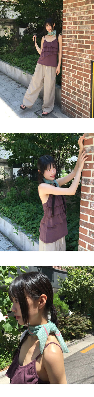 Carbine Dot Hair Kerchief Muffler Scarf