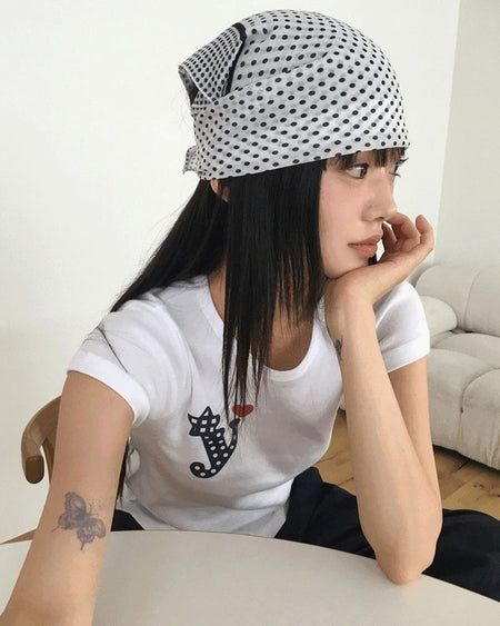 Carbine Dot Hair Kerchief Muffler Scarf