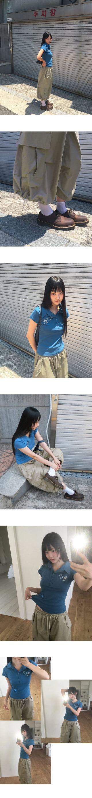 Yes two way string cargo bermuda pants