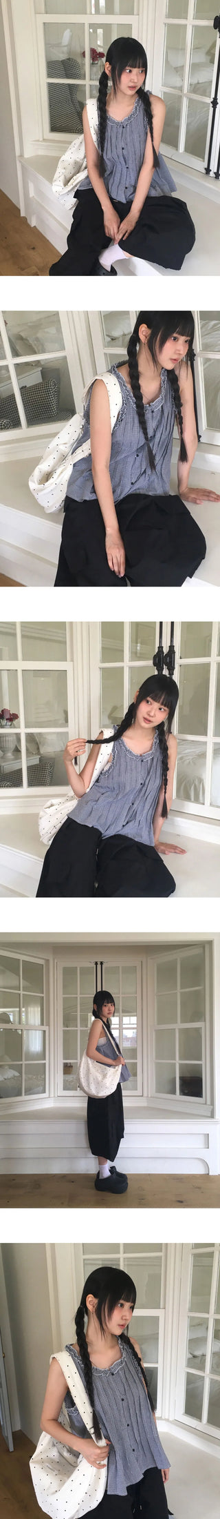 Shuto Dot Patch Shoulder Crossbody Bag