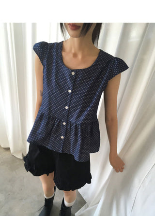 Poetry and Dot Frill Blouse