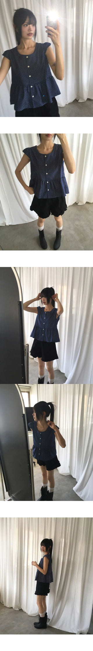 Poetry and Dot Frill Blouse