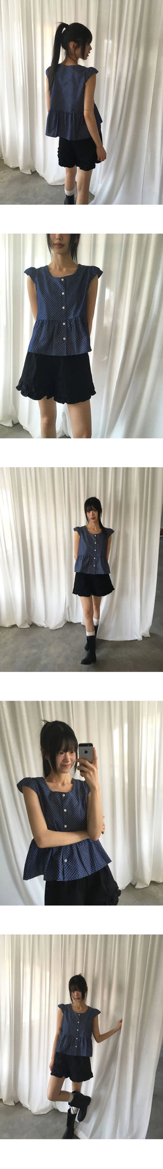 Poetry and Dot Frill Blouse