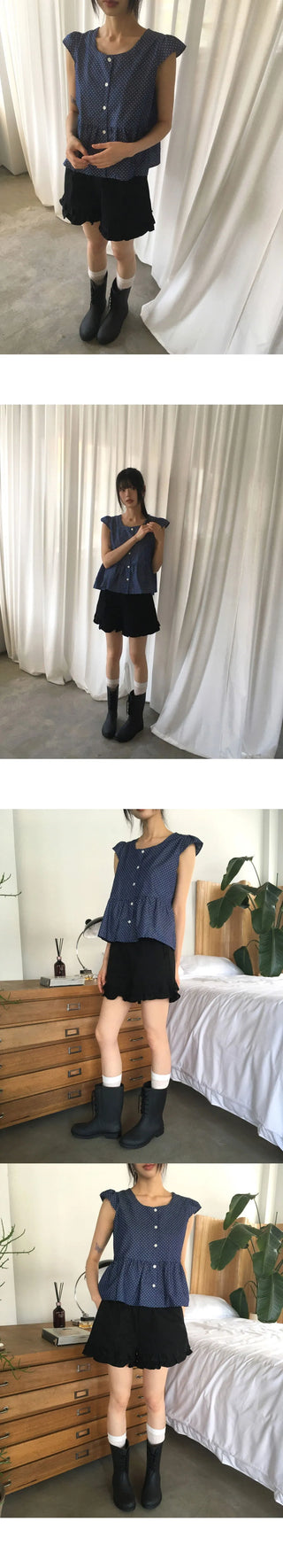 Poetry and Dot Frill Blouse