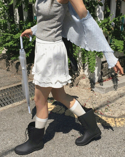 Haren Cancan Frill Banding Shorts Short Pants