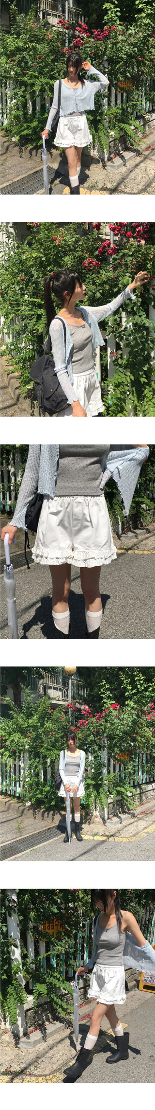 Haren Cancan Frill Banding Shorts Short Pants
