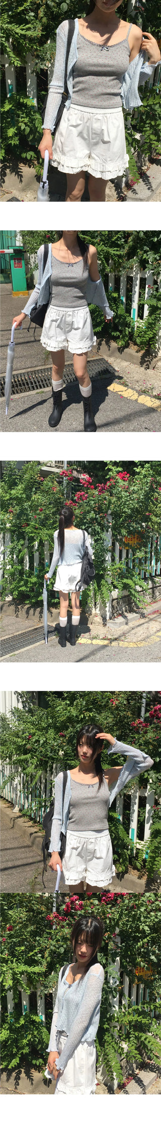 Haren Cancan Frill Banding Shorts Short Pants