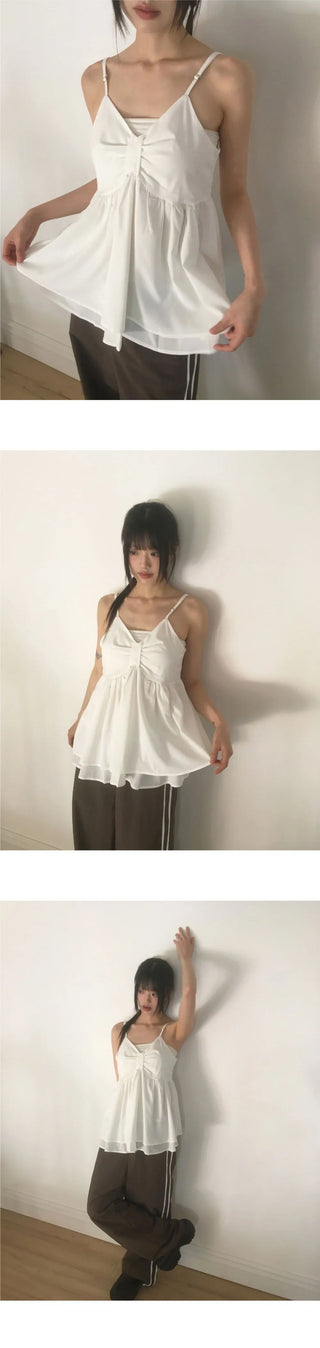 Kenshi Low Rise Nylon Track Wide Pants