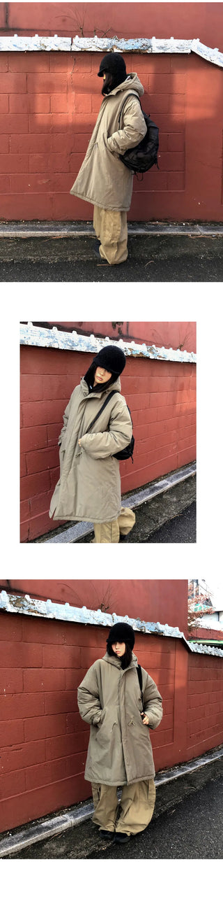 Pine Long Nightwear Padded Hooded Jacket