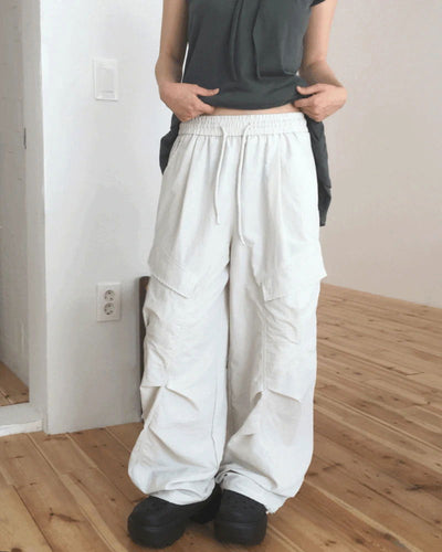 Petal Two Way String Pocket Banding Cargo Pants