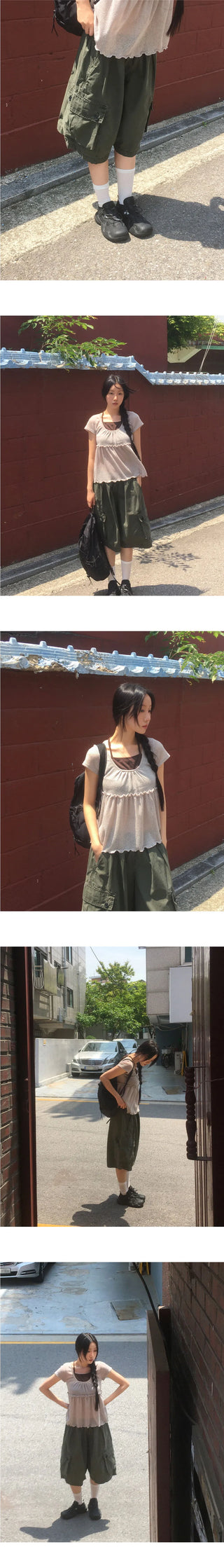 Kinch Pigment Faded Shorts Bermuda Pants