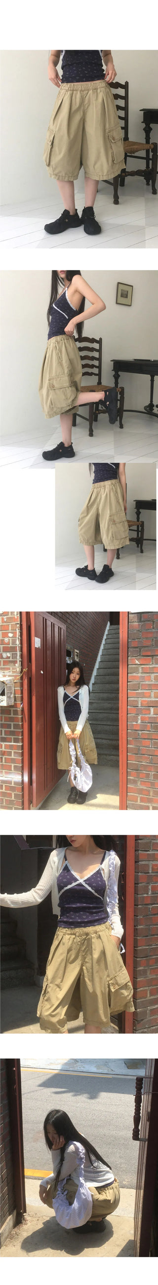 Kinch Pigment Faded Shorts Bermuda Pants