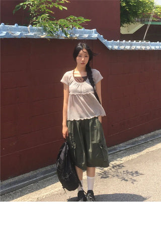 james halter layered short sleeve t-shirt